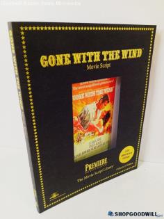 Gone w/The Wind Movie Script SC Vtg 1995 55th Anniv Collector's Ed Howard