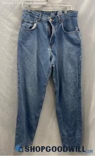 Lucky Brand Women's Blue Light Washed Relaxed Straight Jeans - Size 12