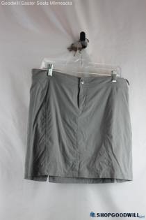 Columbia Women's Light Gray Athletic A-Line Skort - Size 12