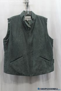 Columbia Womens Heather Green Vest Sz L