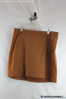 REI Women's Brown Pull on Athletic A-Line Skirt - Size XL