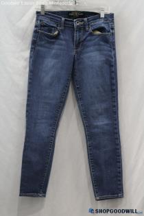 Lucky Brand Women's Blue Denim Capri Jeans- Size 2