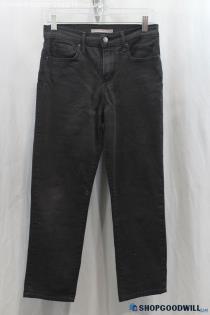 Levi's Women's 724 Black Straight Jean SZ 28