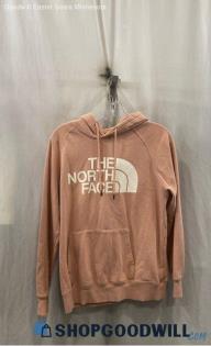 The North Face Women's Dusty Pink Logo Graphic Pullover Hoodie - Sz M