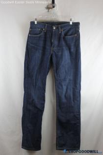 Levi's Men's Dark Blue 514 Straight Jeans - Size 32