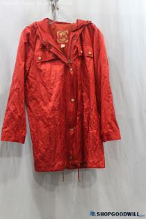 Women's Michael Kors Red Coat - Size XL