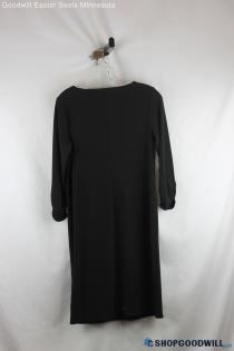 Chico's Black Polyester Casual Dress - Size 4