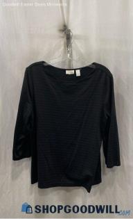 Chico's Women's Black Pullover Blouse - Sz 2