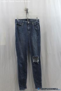 Paige Womens Blue Skinny Jeans Sz 27