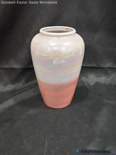 Vintage W. Germany Glass Pottery Vase