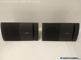 2 PC Bose Model 100 Home Speaker System POWERS ON