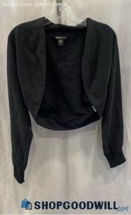 Athleta Women's Black Open Crop Sweater - Sz M