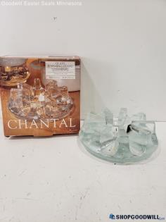 Chantel Glass Warming Stand