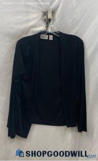 Chico's Women's Black Lightweight Open Cardigan - Sz S