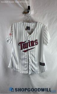 Majestic Women's White Twins Mauer #7 Polyester Jersey - Sz M