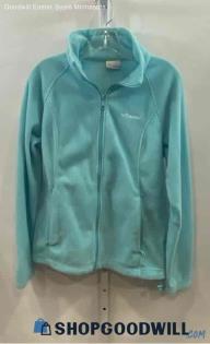 Columbia Women's Blue Fullzip Sweater - Sz L