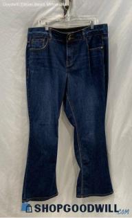 Lane Women's Bryant Blue Dark Wash Jeans - Sz 18