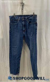 Levi's Men's Dark Blue Straight Leg Jean - Sz 34