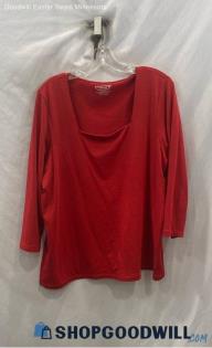 Chico's Women's Red Shirt - Sz XL