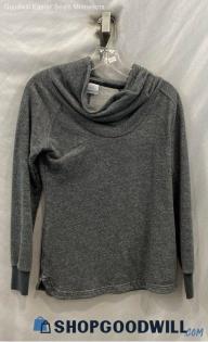 Columbia Women's Gray Heather Cowl Neck Sweater - Sz XS