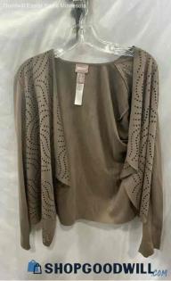 Chico's Women's Brown Cardigan - Sz 1