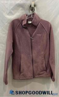 Columbia Women's Purple Fullzip Sweater - Sz S