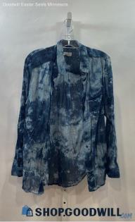 Anthropologi Women's Blue Blouse - Sz M