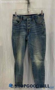 NWT Lucky Brand Women's Blue Wash High Rise Skinny Ankle Jean - Sz 4