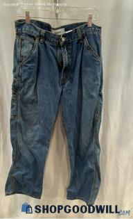 Levis Women's Blue Wash Carpenter Jeans - Sz 33