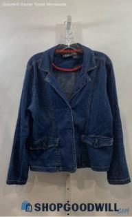 VTG Billblass Women's Blue Denim Blazer Sz M