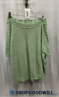 VTG Haband Women's Green Knit Sweatshirt Sz M