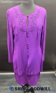 Studio 1 Women's Purple Dress x Formal Dress - Sz OS