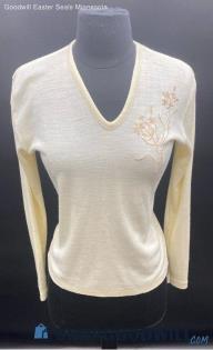 Empire Women's Ivory LS Shirt  - Sz M