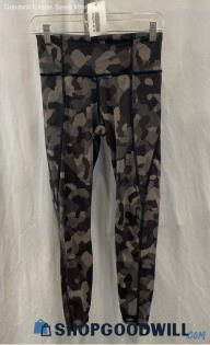 Athleta Women's Gray Camo Active Leggings Sz XS