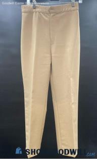 Women's Tan Polyester Pants - Sz 14