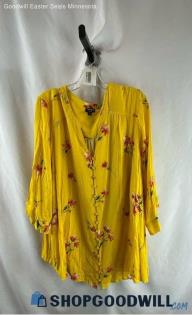 Torrid Women's Yellow Blouse - Sz 6