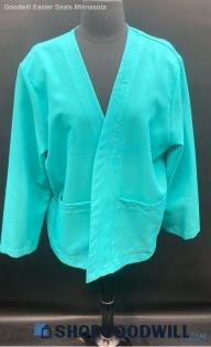 Anthony Richards Women's Aqua/Teal Polyester Blazer - Sz 18 1/2