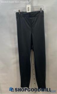 Torrid Women's Black Faux Leathered Ankle Pants - Sz 4X