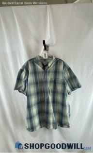 Carhartt Men Blue Button Up - Sz 3X