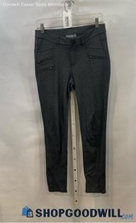 Athleta Women's Gray Heathered Zipper Pocket Ankle Pants - Sz 4