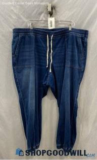 Lane Bryant Women's Dark Wash Blue Pull-On Stretch Skinny Jogger Jeggings Sz 24