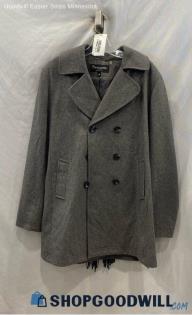 Forecaster Women's Graphite Gray Wool Blend Double Breasted Jacket - Sz 18