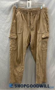 Athleta Women's Beige Slim Straight Pull-On Cargo Pants - Sz 8