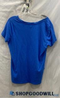 Tommy Bahama Women's Blue T-shirt - Sz L/G