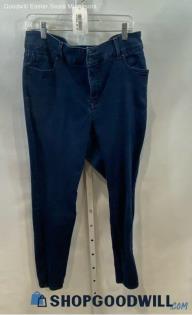 Lane Bryant Women's Dark Blue Jeans - Sz 16