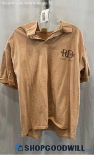 Hanes Men's Orange Red Dirt T-shirt - Sz XL