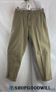 Columbia Men's VTG Beige Relaxed Fit Twill Pants - Sz 32