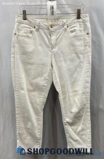 Michael Kors Women's White Skinny Jeans - Sz 6