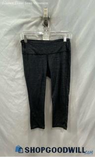 Athleta Women's Gray Cropped Leggings - Sz S