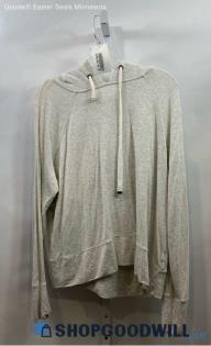 Athleta Women's White Hoodie - Sz L